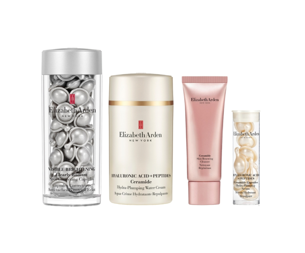 Visible Brightening Serum 60 Caps + Hyaluronic Acid Peptides Ceramide Water Cream 50ml Set